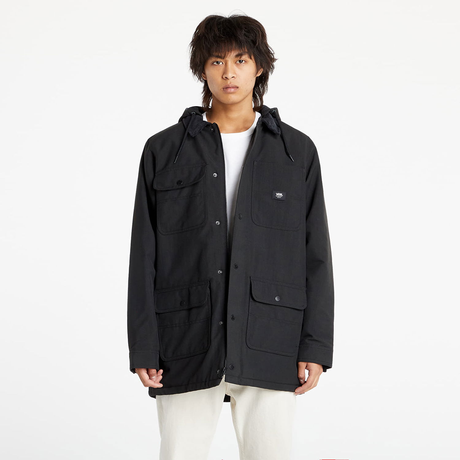 Frakker Vans Drill Chore Coat Long Mte-1 Sort | VN0A5FP9BLK1, 0