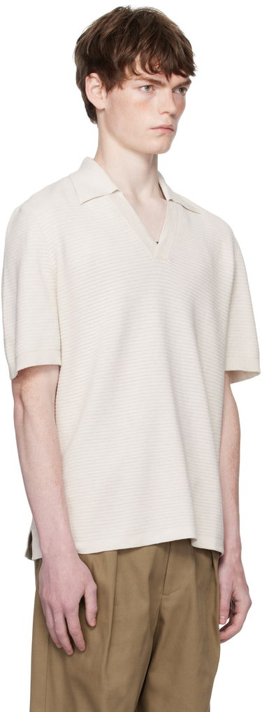 Polo skjorte A.P.C. A.P.C. Livio Knit Polo Sort | COGDK-H23413, 4