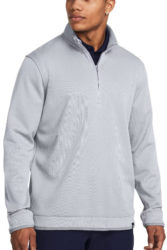 Sweatshirt Under Armour Storm SweaterFleece Quarter-Zip Pullover Grå | 1383256-035