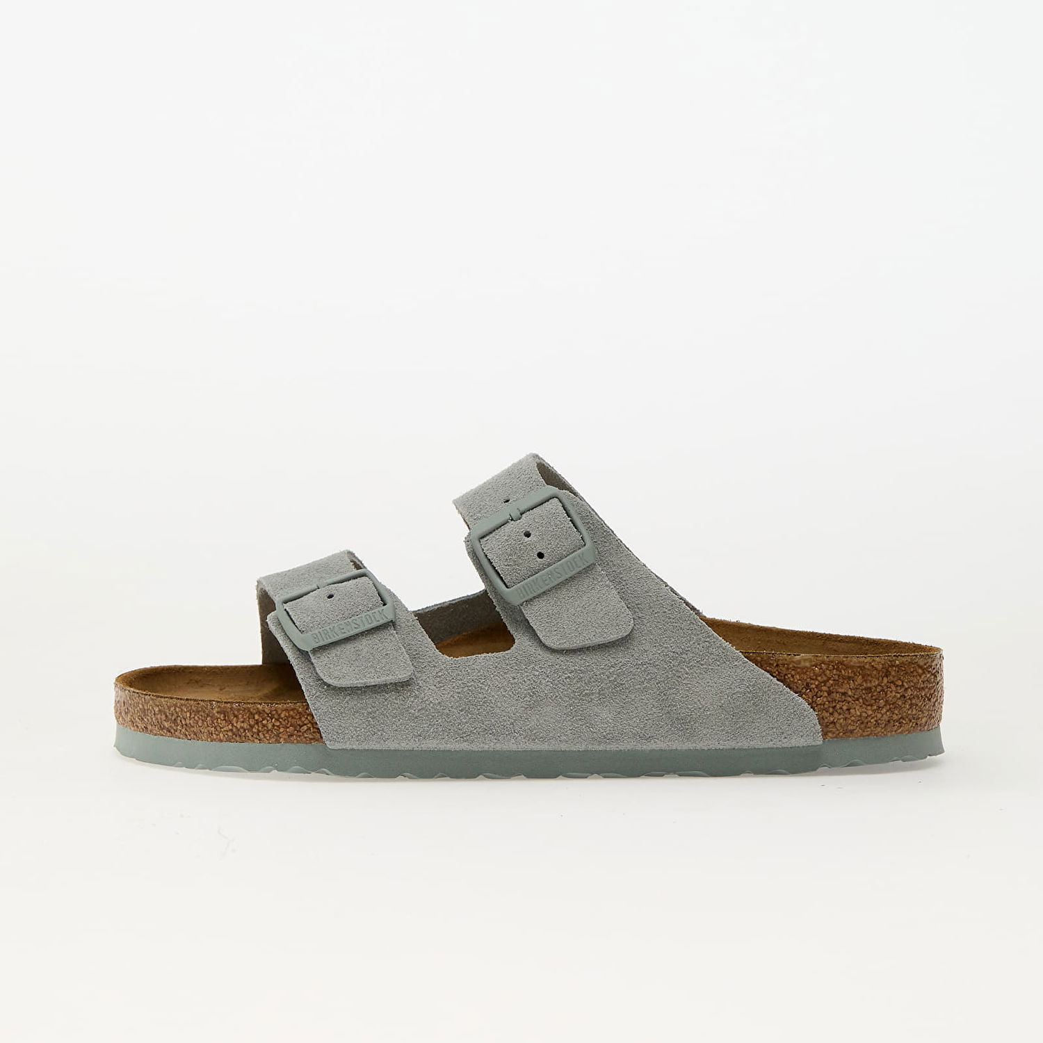 Sneakers og sko Birkenstock Birkenstock Arizona Suede Leather Slides Grå | 1029146, 0