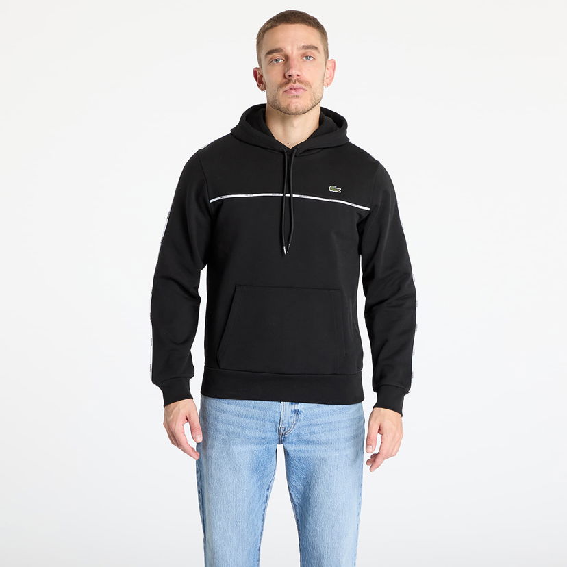 Sweatshirt Lacoste LACOSTE Non Brushed Fleece Hoodie Sort | SH9808 031