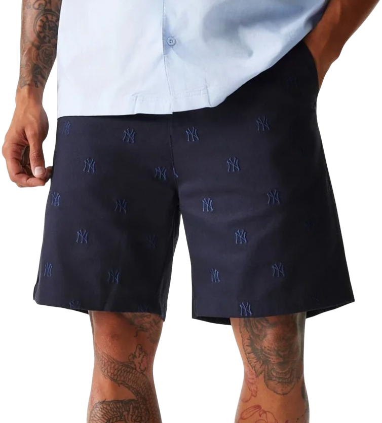 Shorts New Era New Era MLB New York Yankees Monogram Shorts Mørkeblå | 60667820-60667820
