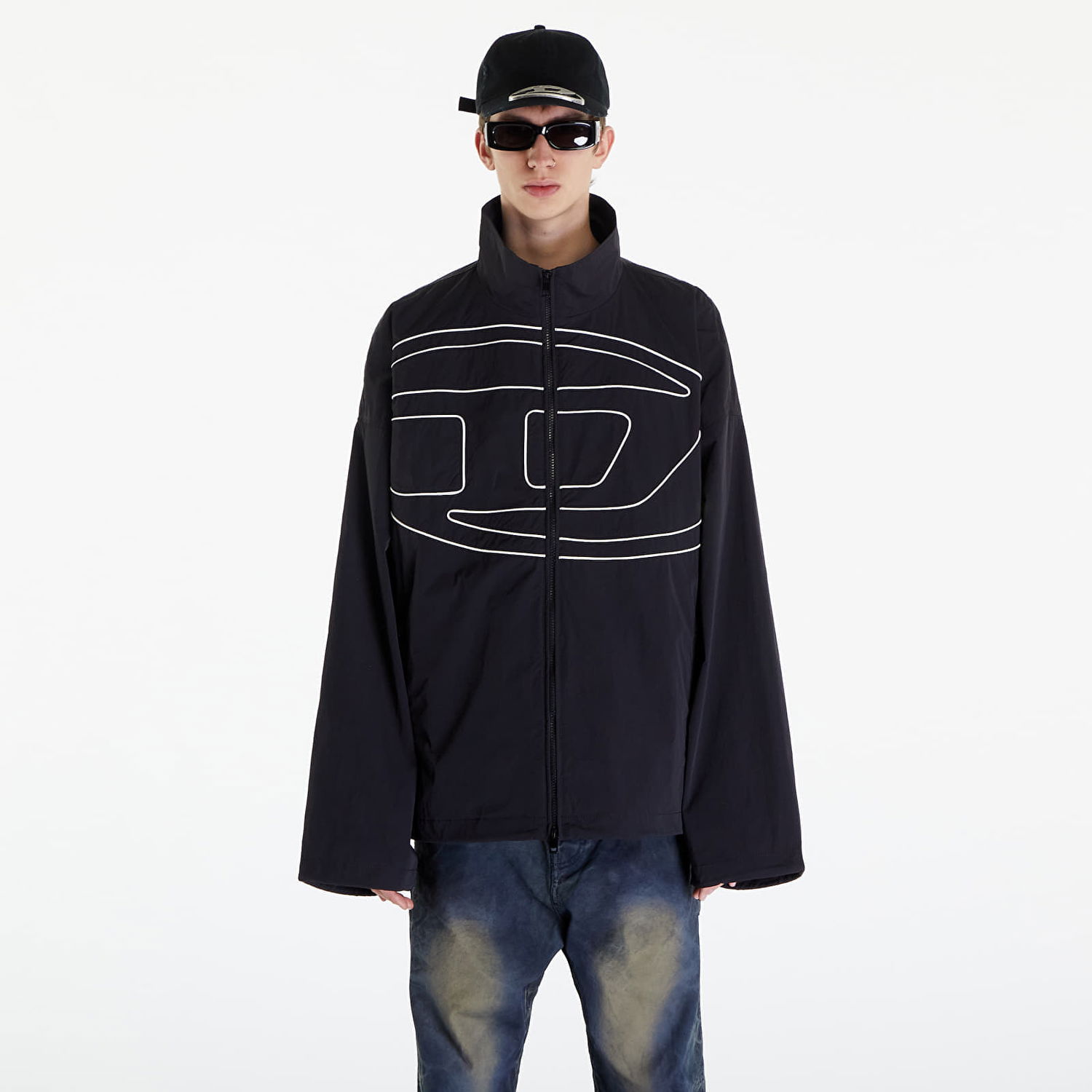Vindjakke Diesel J-Vatel Jacket Black Sort | A12601_0AKAD Black, 0