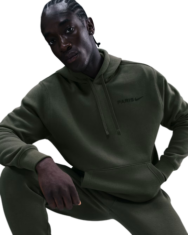 Sweatshirt Nike PSG NSW Club Pullover Hoodie Grøn | HM2888-325, 1