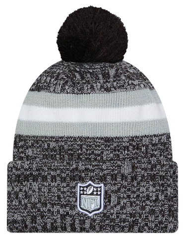 Beanie New Era New Era Las Vegas Raiders Knit Beanie with Pom Grå | 60407594-60407594, 1
