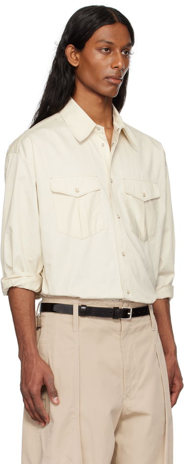 Skjorte LEMAIRE Lemaire Western Shirt Beige | SH1145 LF1207, 1