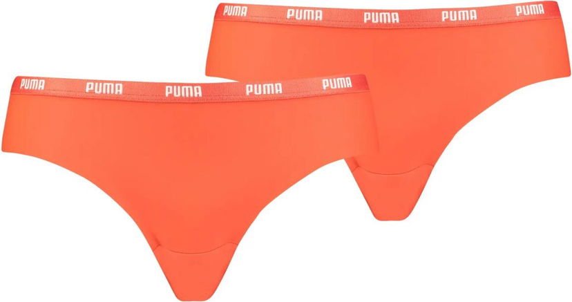 Trusser Puma Puma Microfiber Brazilian Briefs, 2 Pack Orange | 603041001-008