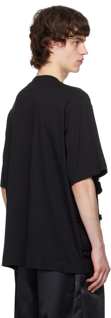 T-shirt Simone Rocha Simone Rocha Ruffle Frill T-Shirt Sort | 5325 0553, 2