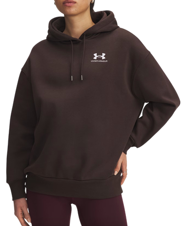 Sweatshirt Under Armour Icon Fleece Oversized Hoodie Brun | 1379495-246, 0