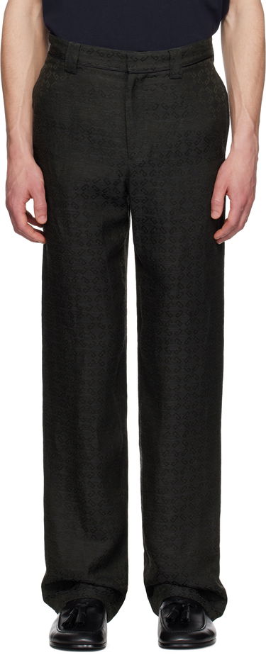 Bukser Givenchy Givenchy Monogram Chino Trousers Sort | BM51JY15WV021, 0