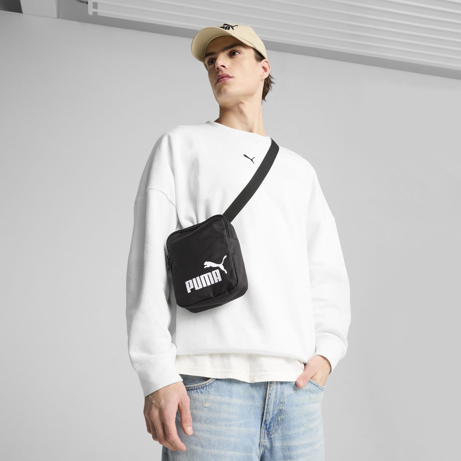 Skuldertaske Puma PUMA Phase Portable Shoulder Bag Sort | 091173_01, 1