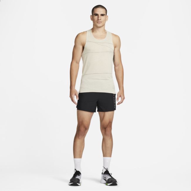 Tanktop Nike Dri-FIT ADV Run Division Pinnacle Running Tank Brun | DQ4774-206, 0