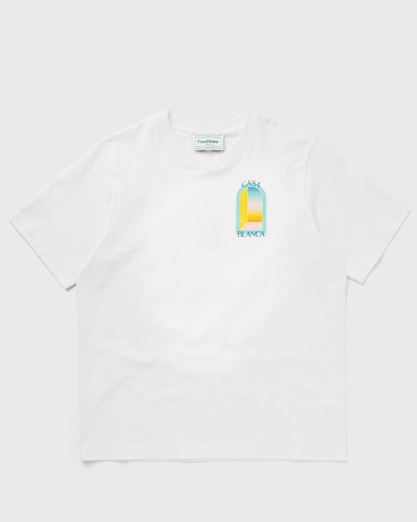 T-shirt Casablanca L'ARC COLORE PRINTED T-SHIRT Hvid | U-MPF24-JTS-001-01
