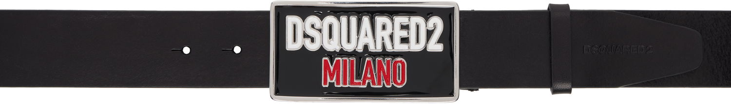 Bælter DSQUARED2 Dsquared2 Logo Plaque Belt Sort | BEM0656-01500001-M436, 0