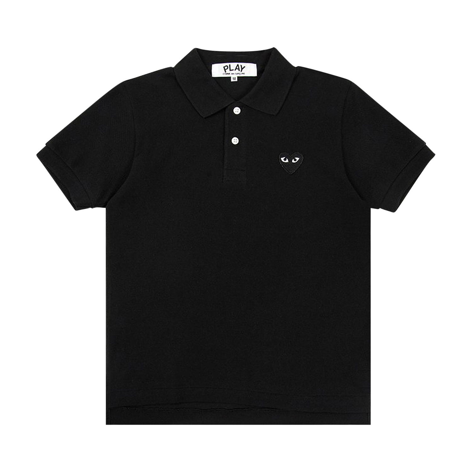 Polo skjorte Comme des Garçons PLAY Black Emblem Polo Shirt Sort | AZ T065 051 1, 1