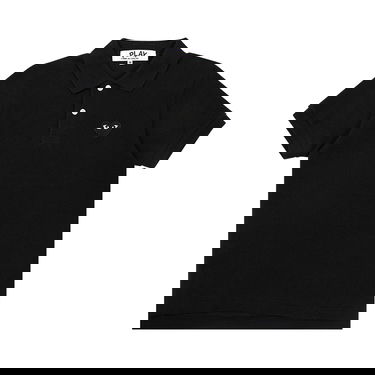 Polo skjorte Comme des Garçons PLAY Black Emblem Polo Shirt Sort | AZ T065 051 1, 1