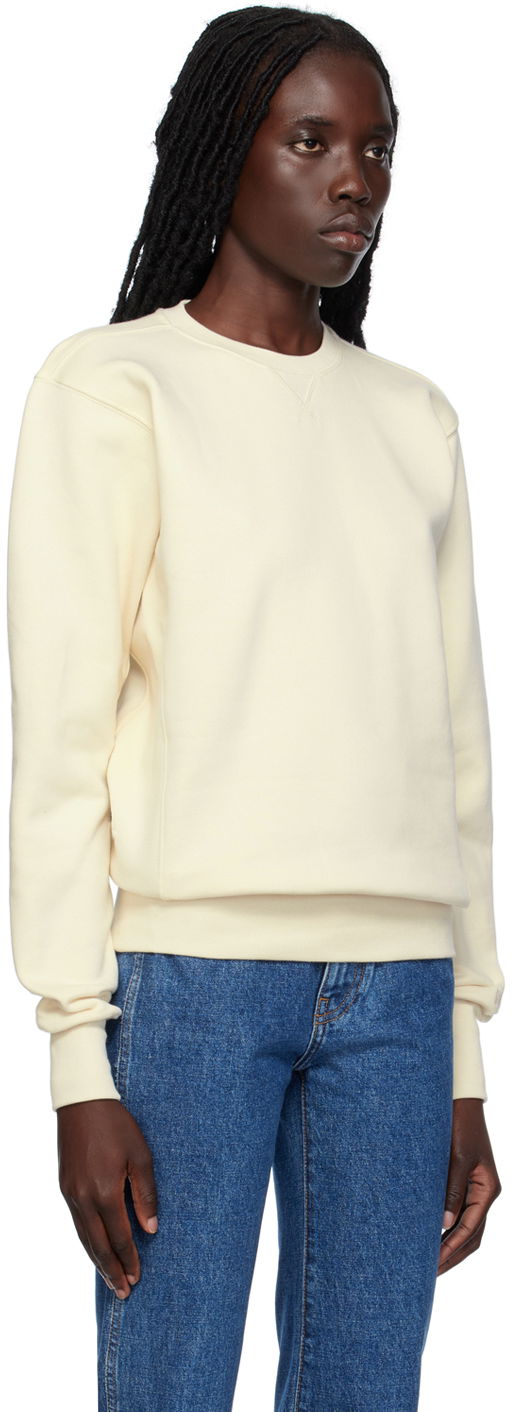 Sweater TOTEME TOTEME Crewneck Sweatshirt Beige | 233-5068-783, 1