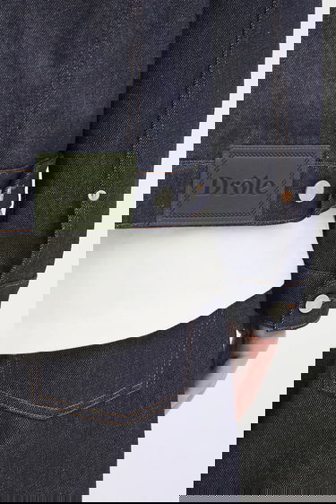 Jakke Drôle de Monsieur Drôle de Monsieur La Veste Denim Jacket Blå | H.JT172.CO211, 4