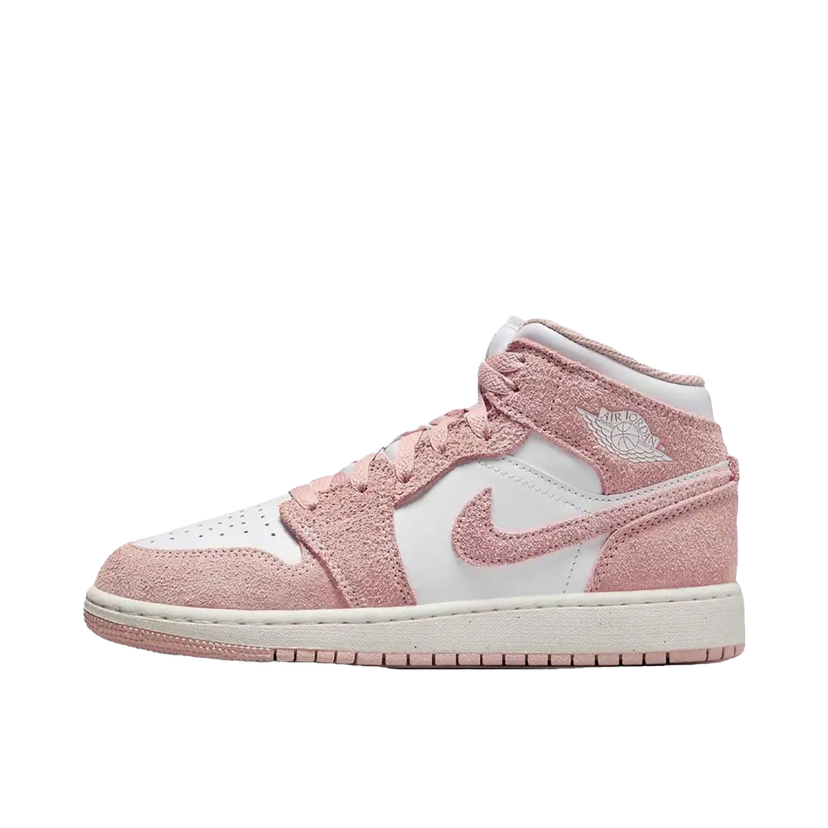 Sneakers og sko Jordan Air Jordan 1 Mid Pink Suede Lyserød | FN5215-161