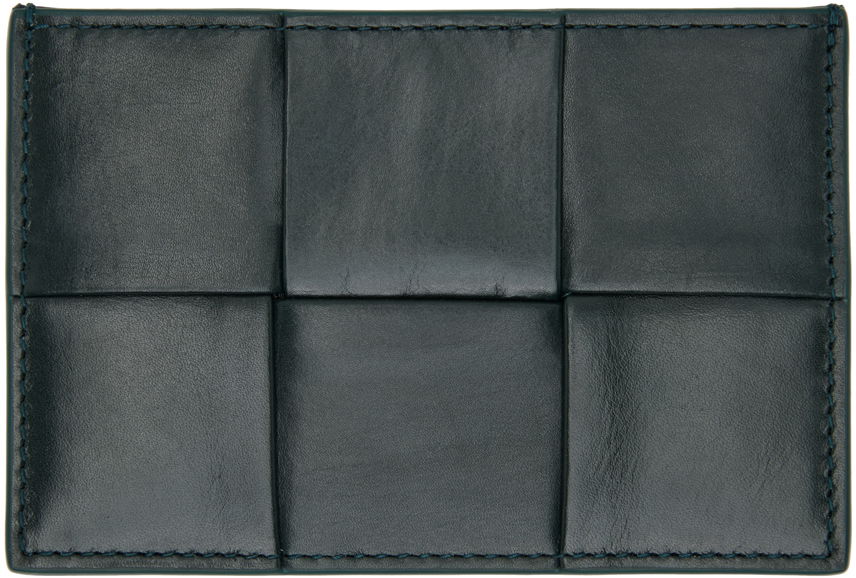 Tegnebog Bottega Veneta Credit Card Holder Mørkeblå | 690938 VCQ72, 0