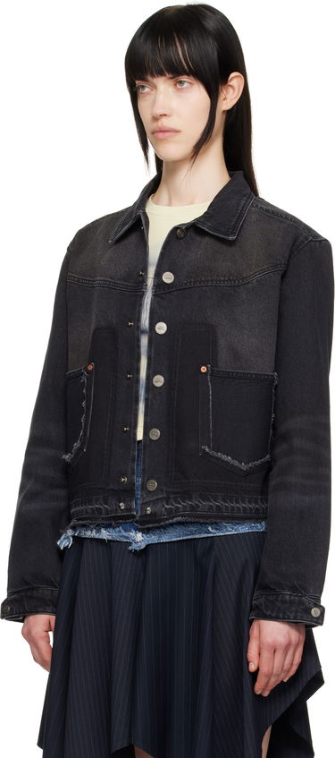 Jakke Andersson Bell Andersson Bell Rodeo Motorcycle Denim Jacket Sort | awa675m, 3