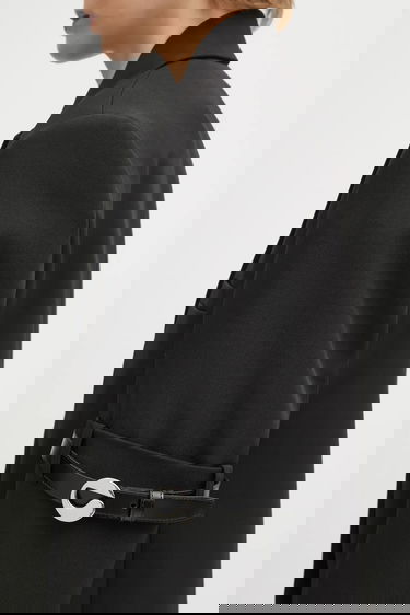 Jakke Coperni Coperni Logo Belted Blazer Sort | COPV37F3004, 3