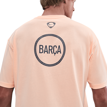 T-shirt Nike Total 90 FC Barcelona Remix T-Shirt Orange | hq8388-807, 3