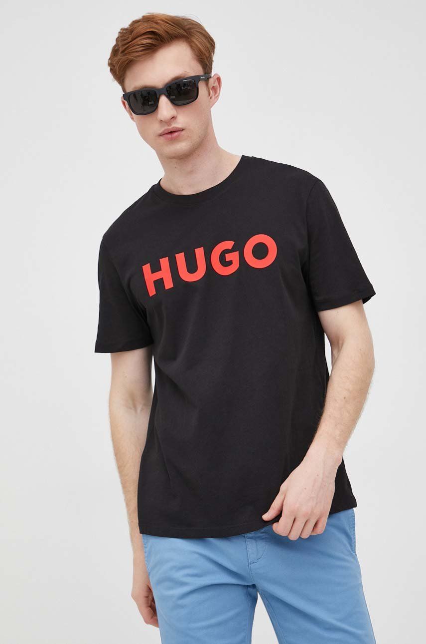T-shirt BOSS Cotton T-Shirt Sort | 50467556, 0