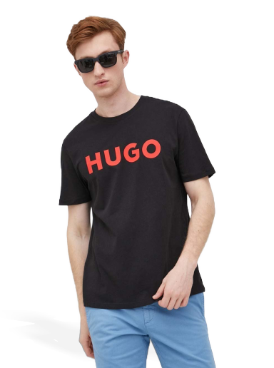 T-shirt BOSS Cotton T-Shirt Sort | 50467556