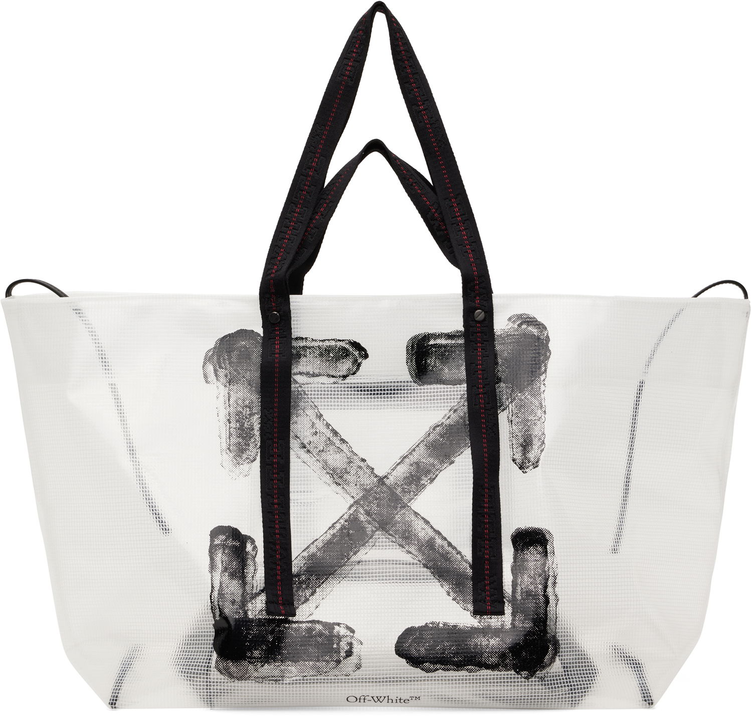 Mulepose Off-White Off-White Ripstop Day Off Tote Bag Hvid | OMNA20KS25FAB0017910, 0