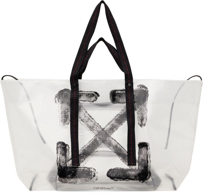 Mulepose Off-White Off-White Ripstop Day Off Tote Bag Hvid | OMNA20KS25FAB0017910