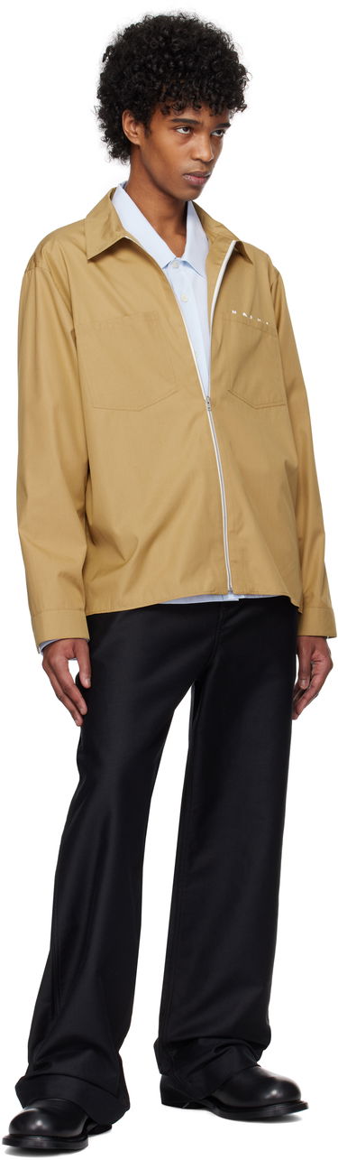 Skjorte Marni Zip Shirt Hvid | CUMU0297P0 USCT88, 3