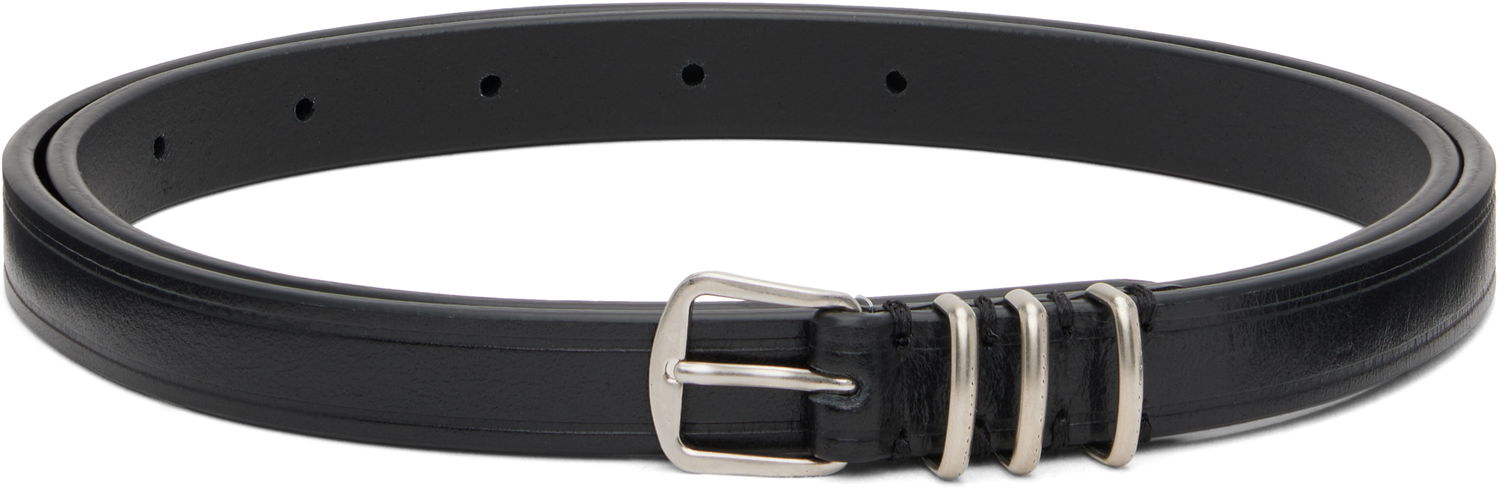 Bælter Ann Demeulemeester Ann Demeulemeester Adea Leather Belt Sort | B0012936-LT167-099, 0