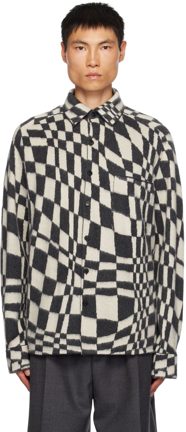 Skjorte ZEGNA Zegnia x The Elder Statesman Checkered Pattern Shirt Flerfarvet | TCJ92A6-SHR, 0