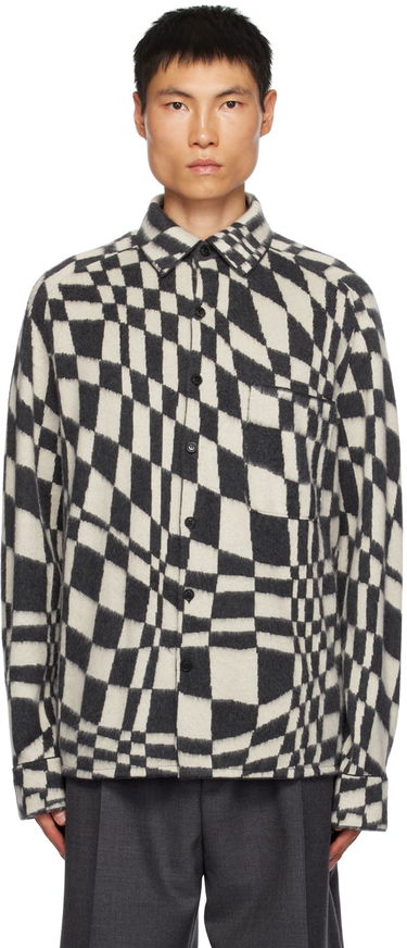 Skjorte ZEGNA Zegnia x The Elder Statesman Checkered Pattern Shirt Flerfarvet | TCJ92A6-SHR, 0