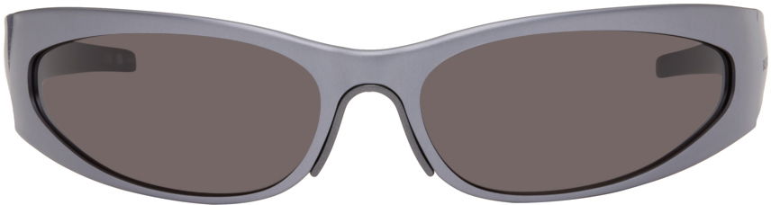 Solbriller Balenciaga Wraparound Sunglasses Grå | BB0290S-002, 0