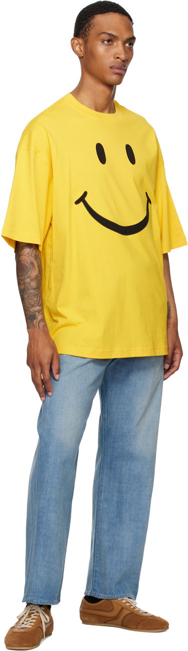 T-shirt Moschino Moschino Smiley® Organic Cotton T-Shirt Gul | 252ZZ072352411027, 3