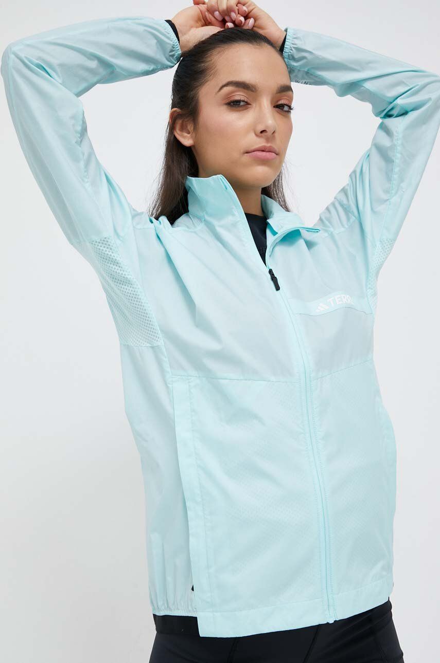 Vindjakke adidas Performance TERREX Multi Windbreaker Turkis | IA1804, 0