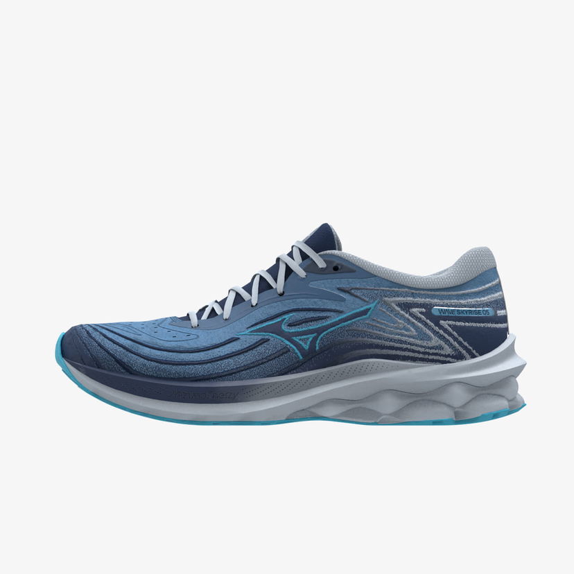 Løbe Mizuno Wave Skyrise 5 Parisian Blue/ River Blue/ Estat Blå | J1GD240971