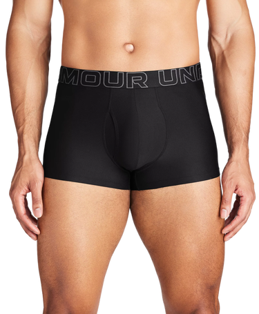 Boksere Under Armour Performance Tech™ 3" 3P Sort | 1383882-001, 0
