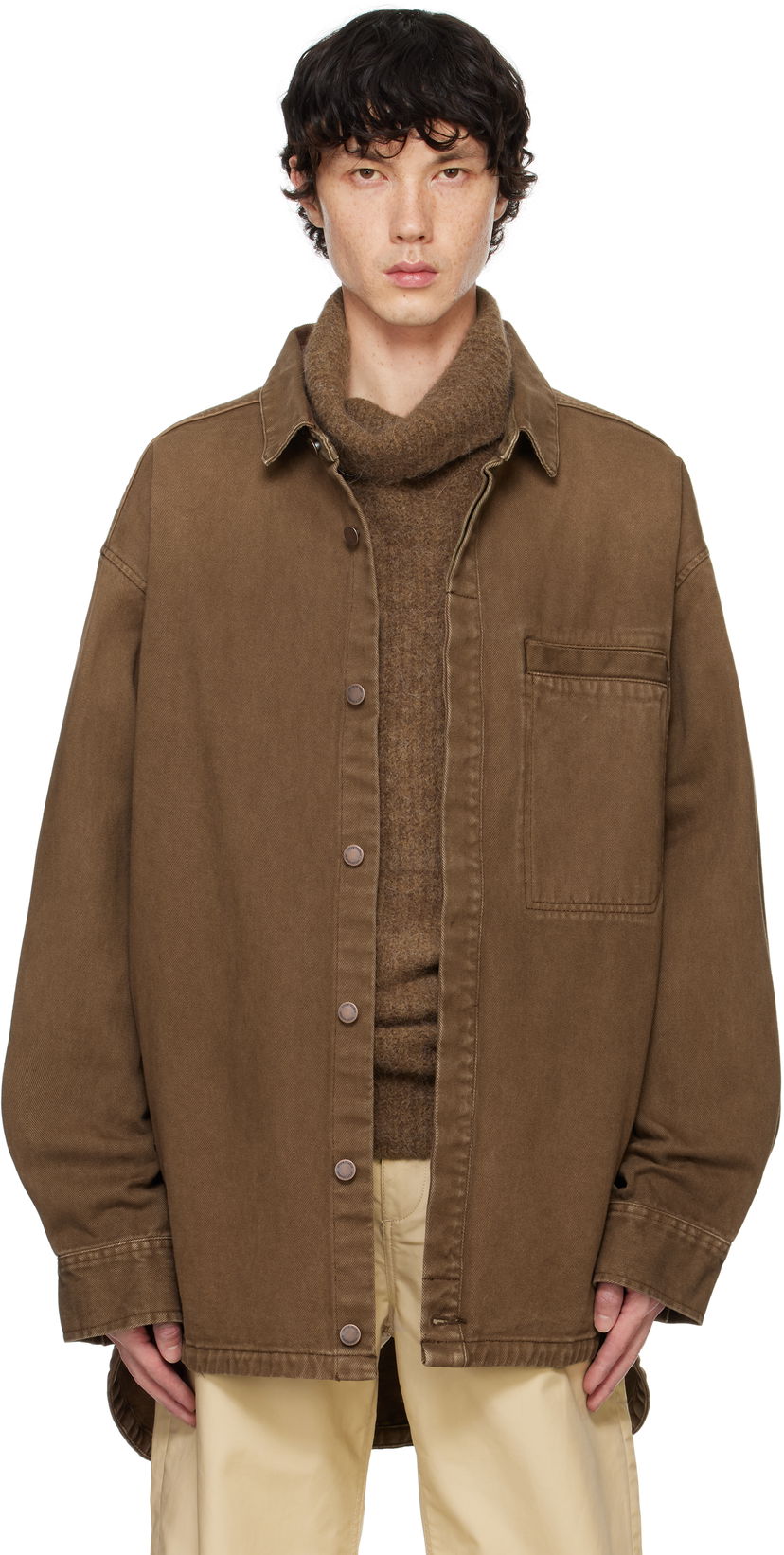 Skjorte Entire Studios Herculean Shirt Brun | ES2564MS