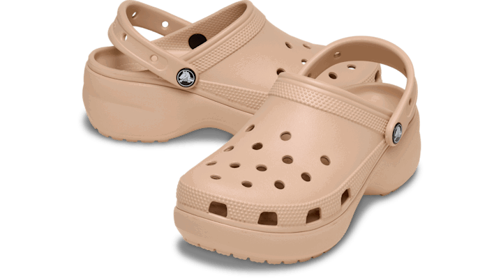 Sneakers og sko Crocs Classic Platform Clogs Beige | 206750-7AF, 1