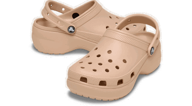 Sneakers og sko Crocs Classic Platform Clogs Beige | 206750-7AF, 1