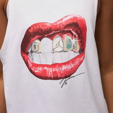 Tanktop Jordan Flight Sleeveless Graphic Tee Hvid | HV0223-100, 3