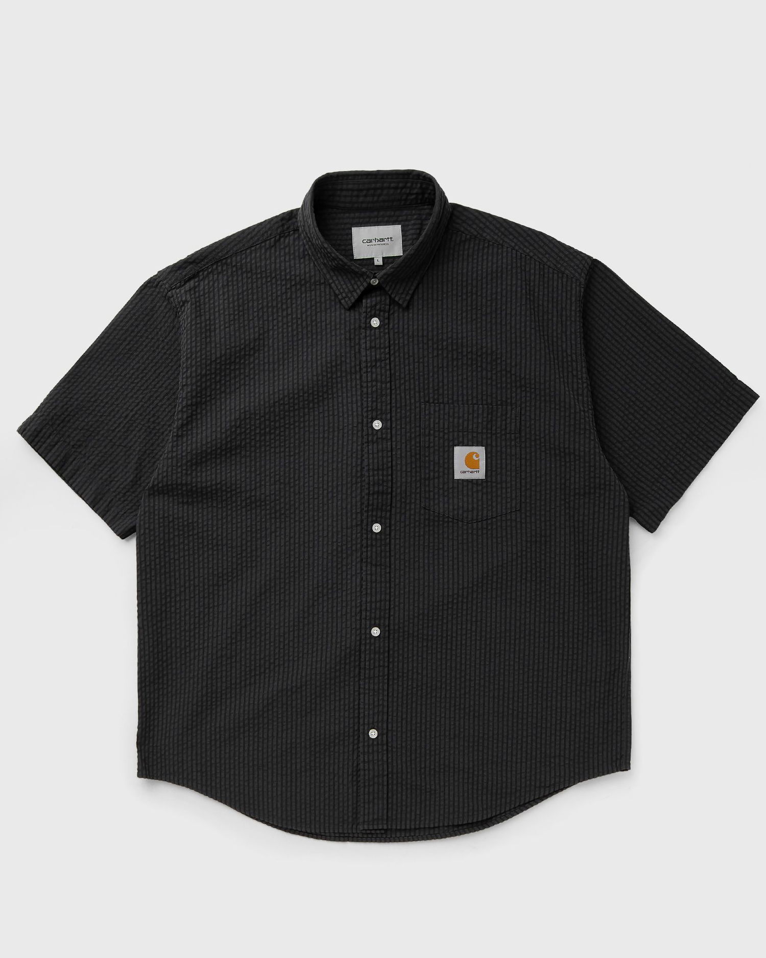 Skjorte Carhartt WIP Short Sleeve Toland Shirt Sort | I035151-31R.XX, 0