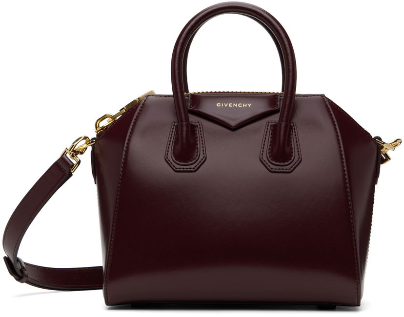 Håndtaske Givenchy Givenchy Mini Antigona Bag Bourgogne | BB50TNB13A642