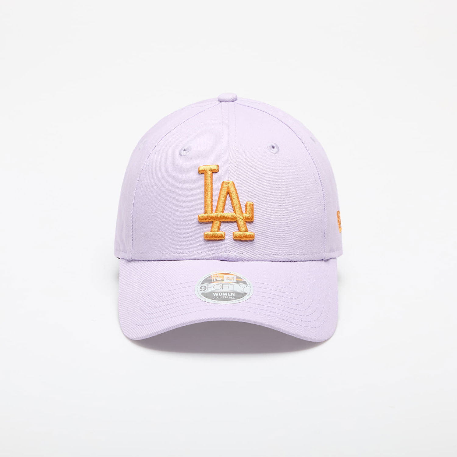 Kasket New Era MLB Los Angeles Dodgers League Essential 9FORTY Adjustable Cap Pastel Lilac/ Orange Glaze Universal Lilla | 60565238, 0