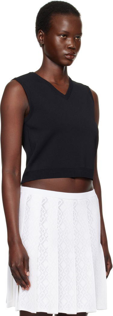 Tanktop Givenchy Sleeveless V-Neck Vest Sort | BW90TL4ZPG001, 1