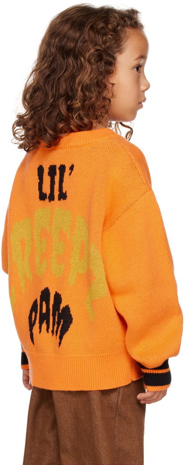 Sweater Perks And Mini Perks and Mini Kids Jack-O-Lantern Sweater Orange | 55004, 2