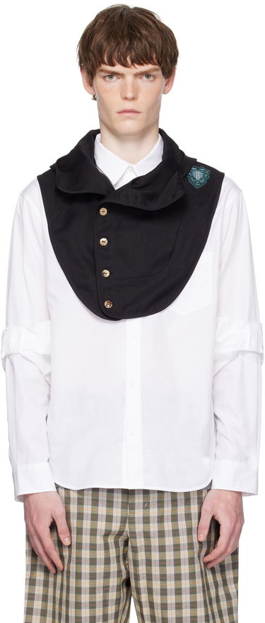 Tørklæde KIKO KOSTADINOV Kiko Kostadinov Ricsi Hooded Neck Warmer Sort | KKAW25BLC01-70, 0